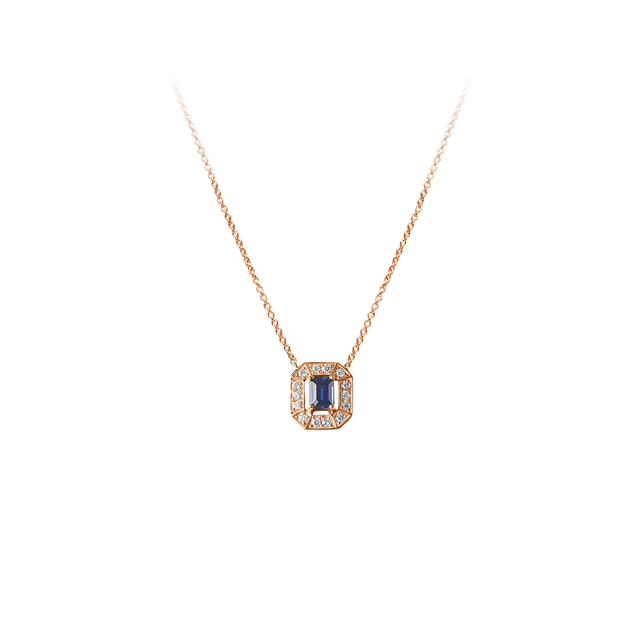 Frank Zampa Blue Sapphire Necklace